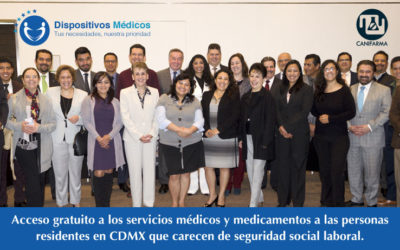 Acceso gratuito a los servicios médicos y medicamentos a las personas residentes en CDMX que carecen de seguridad social laboral.