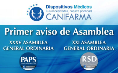 PRIMER AVISO DE ASAMBLEA: Productos Auxiliares Para la Salud (PAPS). Diagnóstico, Reactivos, Automonitoreo y Cuidado Personal (RSD)