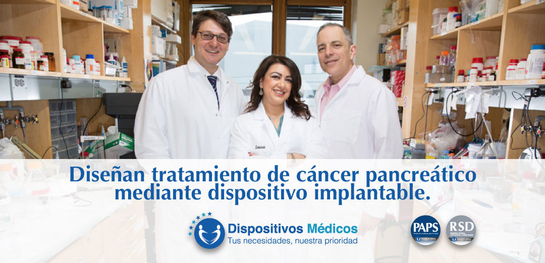 Diseñan tratamiento de cáncer pancreático mediante dispositivo implantable.
