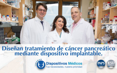 Diseñan tratamiento de cáncer pancreático mediante dispositivo implantable.