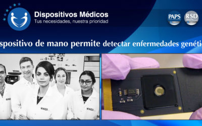 Dispositivo de mano permite detectar enfermedades genéticas.