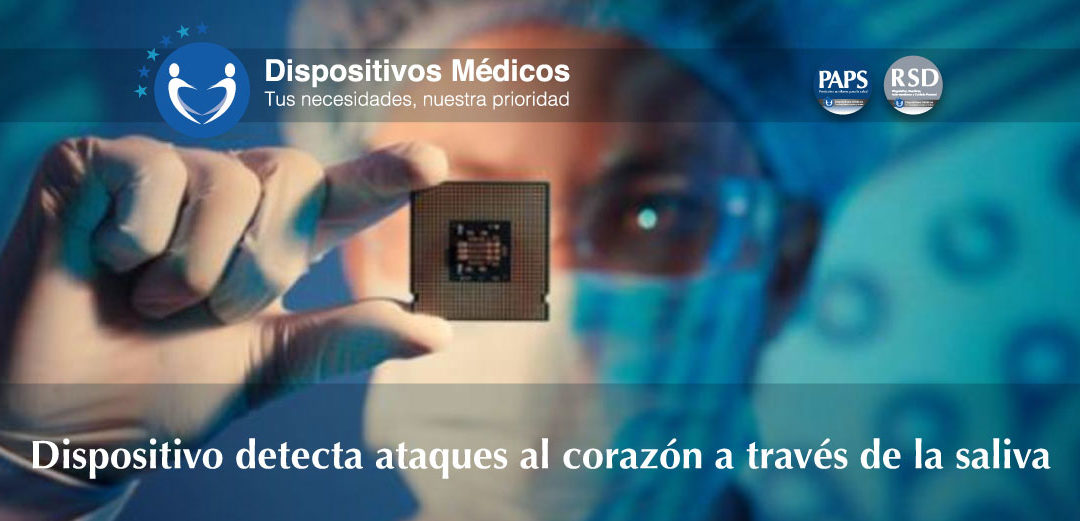 Dispositivo detecta ataques al corazón a través de la saliva.