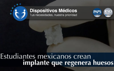 Estudiantes mexicanos crean implante que regenera huesos.
