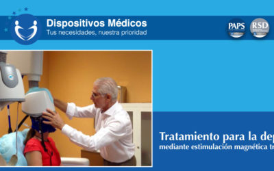 Tratamiento para depresión mediante estimulación magnética transcraneal.