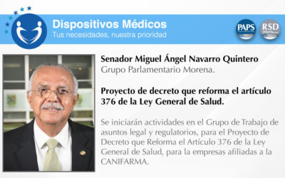Del Sen. Miguel Ángel Navarro Quintero, del Grupo Parlamentario Morena, con proyecto de decreto que reforma el artículo 376 de la Ley General de Salud.