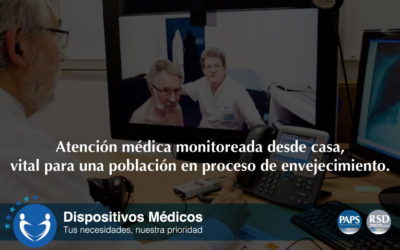 Atención médica monitoreada desde casa, vital para una población en proceso de envejecimiento.