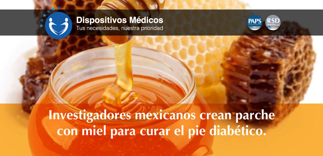 Investigadores mexicanos crean parche con miel para curar el pie diabético.