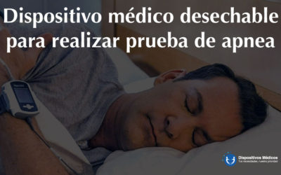 Dispositivo médico desechable para realizar prueba de apnea.