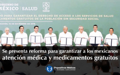Se presenta reforma para garantizar a los mexicanos atención médica y medicamentos gratuitos.