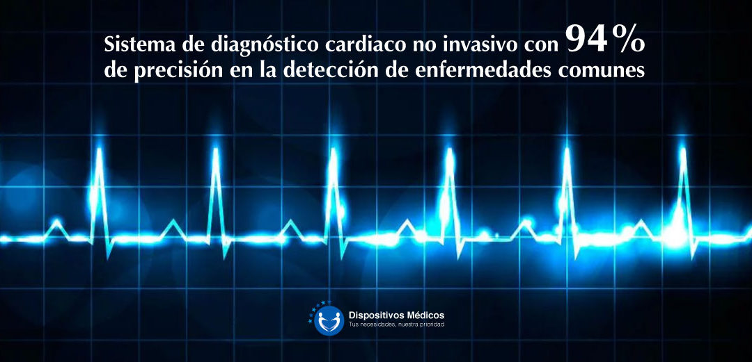 Sistema de diagnóstico cardiaco no invasivo con 94% de precisión en la detección de enfermedades comunes.