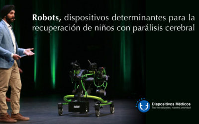 Robots, dispositivos determinantes para la recuperación de niños con parálisis cerebral.