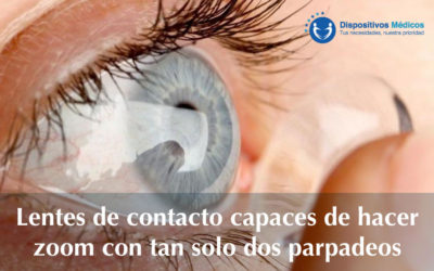 Lentes de contacto capaces de hacer zoom con tan solo dos parpadeos.