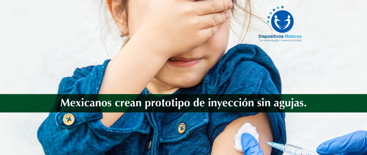 Mexicanos crean prototipo de inyección sin agujas.