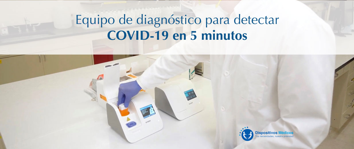 Equipo de diagnóstico para detectar COVID-19 en 5 minutos.