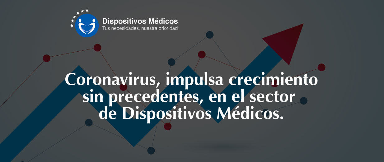 Coronavirus, impulsa crecimiento sin precedentes, en el sector de Dispositivos Médicos.