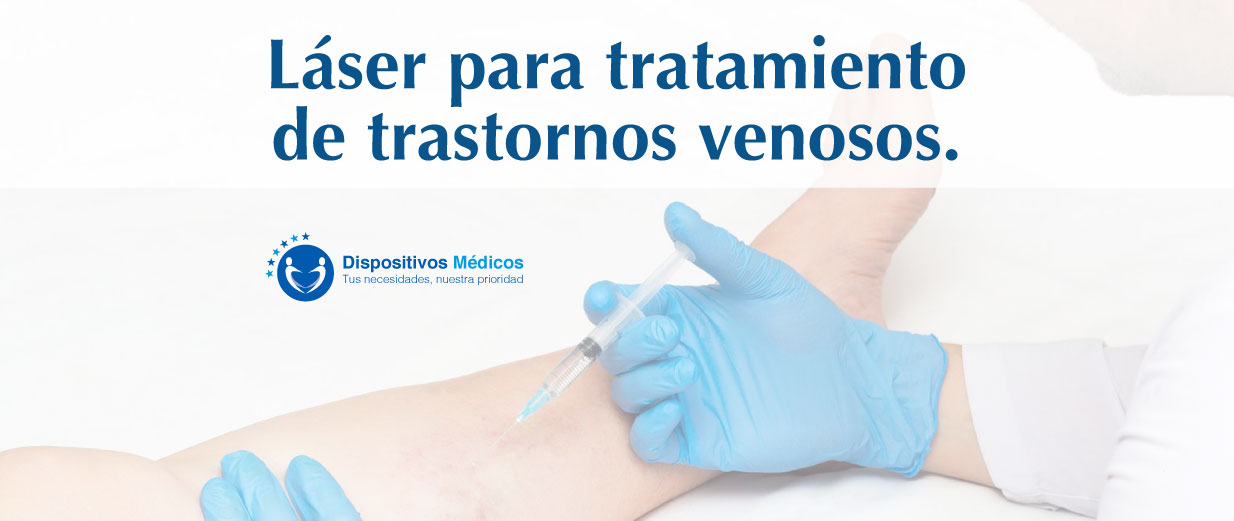 Láser para tratamiento de trastornos venosos.