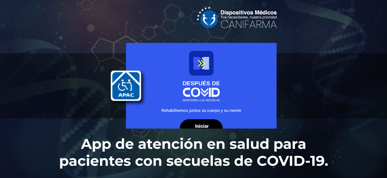 App de atención en salud para pacientes con secuelas de COVID-19.