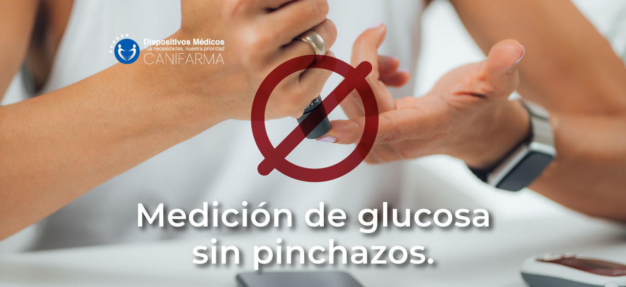 Medición de glucosa sin pinchazos.