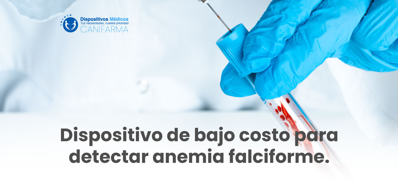 Dispositivo de bajo costo para detectar anemia falciforme.