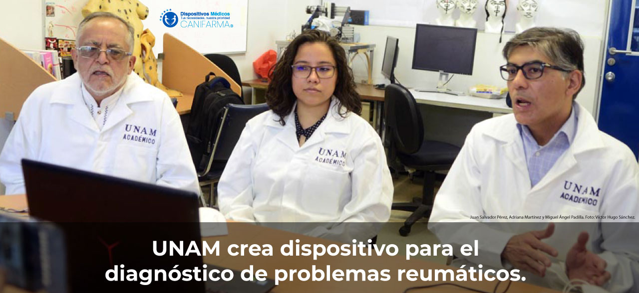UNAM crea dispositivo para el diagnóstico de problemas reumáticos.