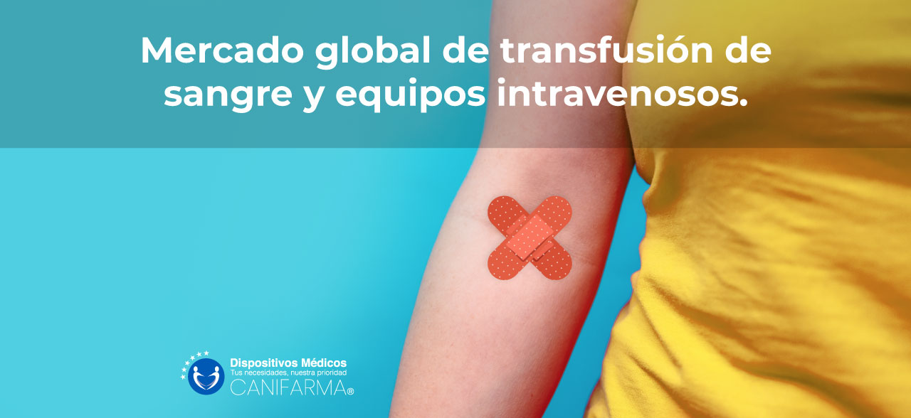 Mercado global de transfusión de sangre y equipos intravenosos.