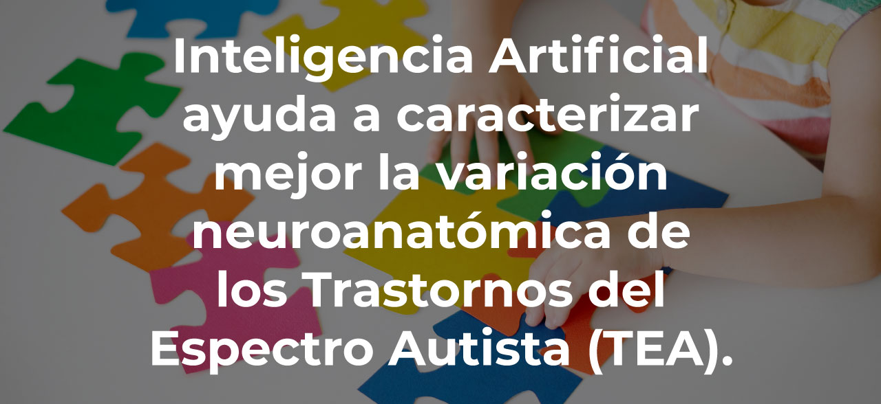 Inteligencia Artificial ayuda a caracterizar mejor la variación neuroanatómica de los Trastornos del Espectro Autista (TEA).