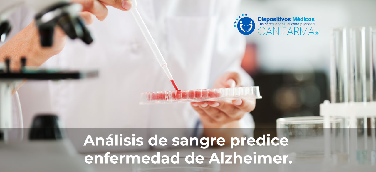 Análisis de sangre predice enfermedad de Alzheimer.