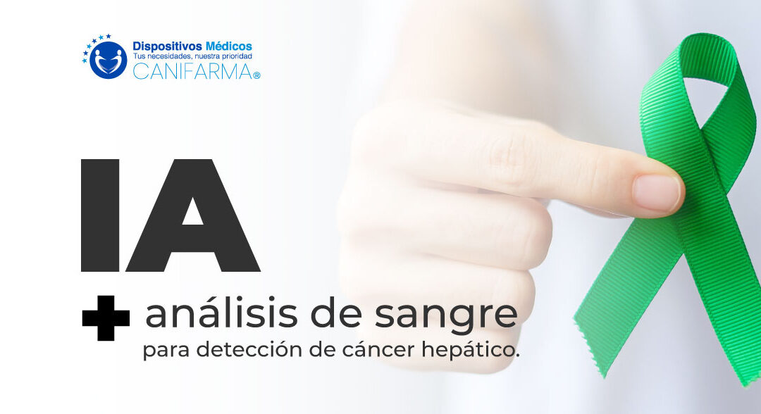 Inteligencia artificial y análisis de sangre para detección de cáncer hepático.