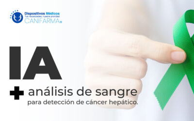 Inteligencia artificial y análisis de sangre para detección de cáncer hepático.