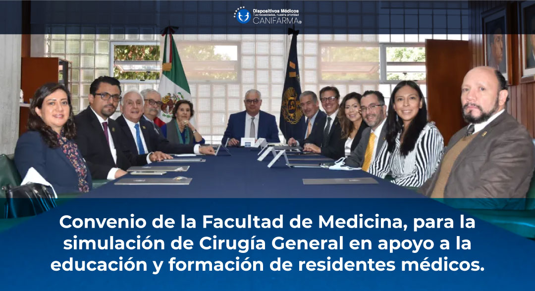 Convenio de la Facultad de Medicina, para la simulación de Cirugía General en apoyo a la educación y formación de residentes médicos.
