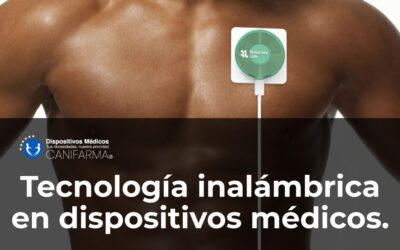 Tecnología inalámbrica en dispositivos médicos.