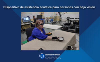 Dispositivo de asistencia acústica para personas con baja visión