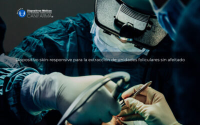 Dispositivo skin-responsive para la extracción de unidades foliculares sin afeitado