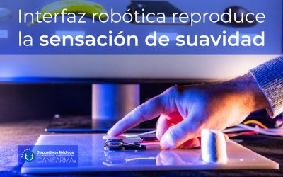 Interfaz robótica reproduce la sensación de suavidad