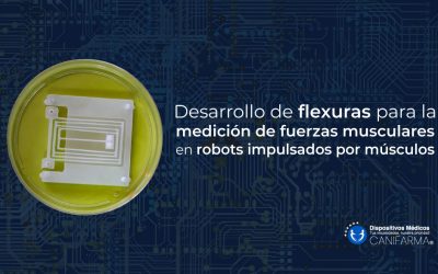 Desarrollo de flexuras para la medición de fuerzas musculares en robots impulsados por músculos