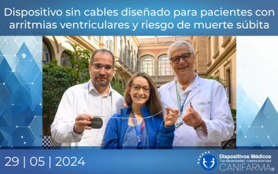 dispositivo sin cables diseñado para pacientes con arritmias ventriculares y riesgo de muerte súbita