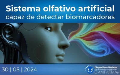 Sistema olfativo artificial capaz de detectar biomarcadores