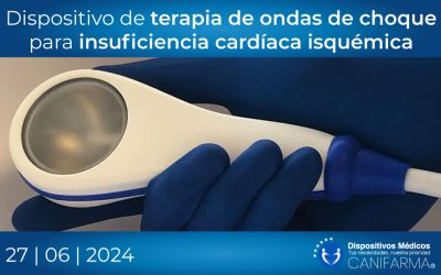 Dispositivo de terapia de ondas de choque para insuficiencia cardíaca isquémica