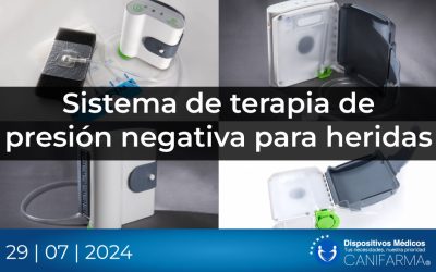 Sistema de terapia de presión negativa para heridas