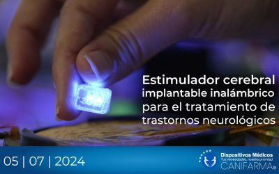 Estimulador cerebral implantable inalámbrico para el tratamiento de trastornos neurológicos
