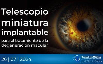 Telescopio miniatura implantable para el tratamiento de la degeneración macular