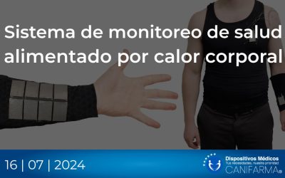 Sistema de monitoreo de salud alimentado por calor corporal