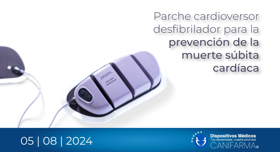 Parche cardioversor-desfibrilador para la prevención de la muerte súbita cardíaca