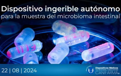 Dispositivo ingerible autónomo para la muestra del microbioma intestinal