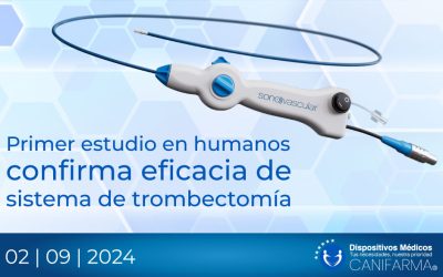 Primer estudio en humanos confirma eficacia de sistema de trombectomía