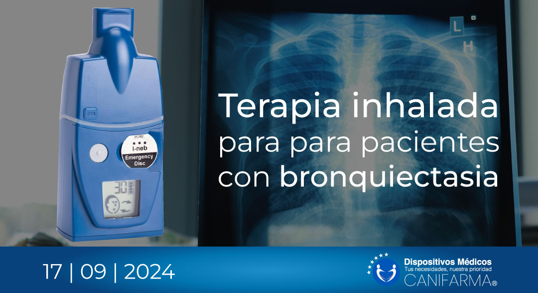 Terapia inhalada para para pacientes con bronquiectasia