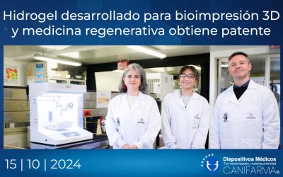 Hidrogel desarrollado para bioimpresión 3D y medicina regenerativa obtiene patente