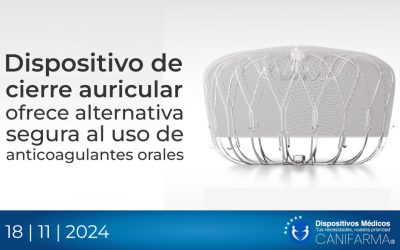 Dispositivo de cierre auricular ofrece alternativa segura al uso de anticoagulantes orales
