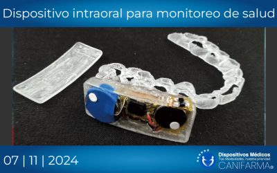 Dispositivo intraoral para monitoreo de salud