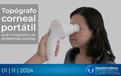 Topógrafo corneal portátil para el diagnóstico de problemas visuales
